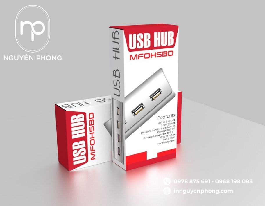 Mẫu hộp đựng USB 